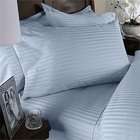   500 Thread Count 100% Egyptian Cotton STRIPED Blue Cal King Sheet Set