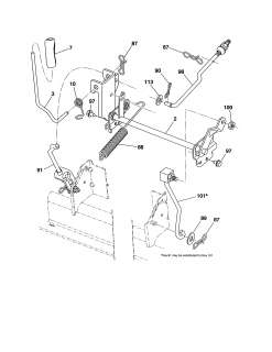 Husqvarna Tractor Mower lift Parts