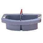   with a rugged white epoxy finish top storage basket is ideal