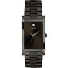 GUESS MENS 10610G BLACK STAINLESS STEEL DIAMOND WATCH
