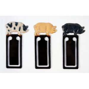  Wholesale Pack Handpainted Assorted Pig Bookmark (Set Of 
