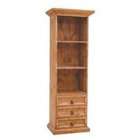 Million Dollar Rustic Furniture Small Bookcase with Drawers   Brown 