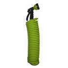 Orbit Irrigation 27862 25 Foot Coil Water Hose with Nozzle   Green