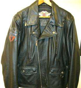 Harley Davidson Leather Jacket Force Eagle 97076 06VM 3XL  