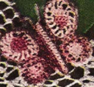 Vintage Crochet Butterfly Doily Motif Hair Clip PATTERN  