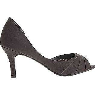   Nadia   Black Satin  Touch Ups Shoes Womens Evening & Wedding