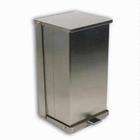 Detecto C 100 Stainless Steel Step On Can Waste Receptacle 100 Quart 