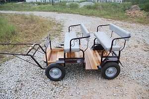  Horse Drawn Amish made 2 seat buggy for small A size mini miniature 