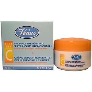 Venus Vitamin C Wrinkle Preventing Super Moisturizing Cream 1.7 Fl.Oz 