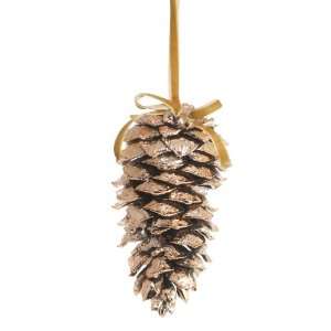  Department 56 Gold Natural Pinecone Ornament