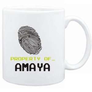   Property of _ Amaya   Fingerprint  Female Names