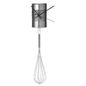  Soup Can With Whisk Pendulum Wall Clock