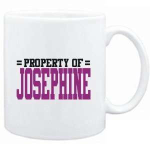 Mug White  Property of Josephine  Female Names  Sports 