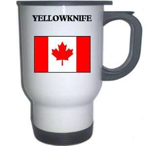 Canada   YELLOWKNIFE White Stainless Steel Mug