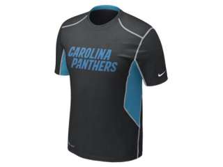 Nike Pro Combat Hypercool 2.0 Fitted Short Sleeve (NFL Panthers) Mens 