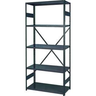 ShopZeus Edsal Commercial Shelving, 12D x 36W x 75H 