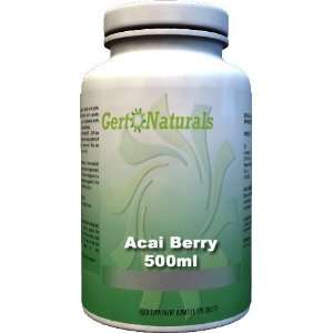  Gert Naturals, Acai Berry, 500mg Optimum Strength, 120 