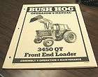 Bush Hog manual for 3450QT Front End Loader