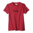   crew neck tee with embroidered logo cotton machine washable imported