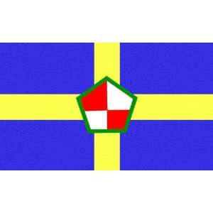  Pembrokeshire Flag Sheet of 21 Personalised Glossy 