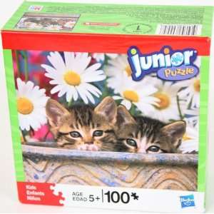  Junior 100 Piece Puzzle   2 Kittens Toys & Games