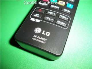 LG BD670 3D BLU RAY DISC PLAYER REMOTE CONTROL MODEL # AKB73295901 
