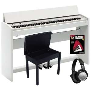  Roland F 120 SuperNATURAL Digital Piano   White COMPLETE HOME 