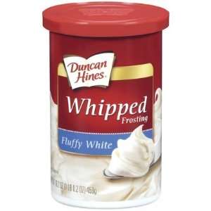 Duncan Hines Whipped Fluffy White Frosting, 16.2 oz, 3 ct (Quantity of 