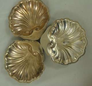 Very nice 3 Sterling Silver Butter Pats Bowls  
