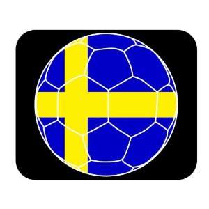  Swedish Soccer Mouse Pad   Sweden 