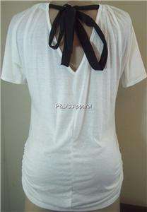 Womens Miss Royal T Maternity White Shirt Top M L XL  