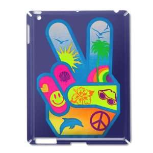  iPad 2 Case Royal Blue of Peace Sign Hand Symbol Dolphin 
