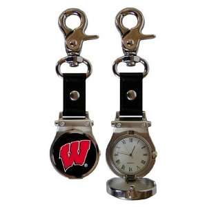 Wisconsin Badgers NCAA Photodome Clip On Watch  Sports 