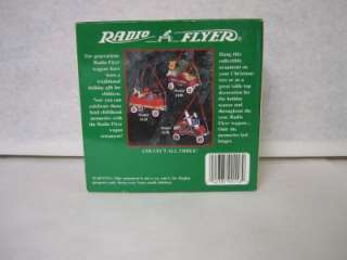 1996 RADIO FLYER RED WAGON, MODEL 120, ORNAMENT  