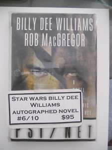 Star Wars rare Billy Dee Williams signed numbered book  