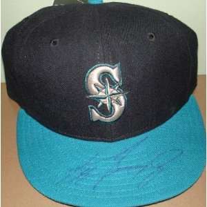Ken Griffey Jr. autographed Baseball Cap Seattle Mariners