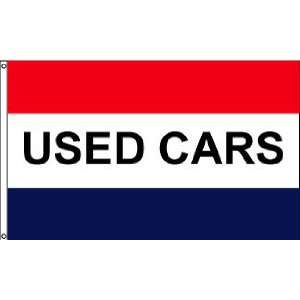  USED CARS MESSAGE OUTDOOR FLAG