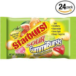 Starburst Gummiburst Sour Candy, 24 Count Packages (Pack of 24)