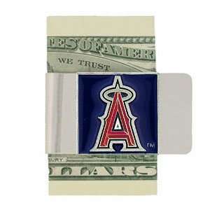 LA Angels of Anaheim Large Metal MLB Money Clip Hand Painted 3D Emblem 