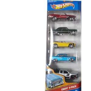    5 Pack Classics Chevy 5 pack Diecast Vehicle Set Toys & Games