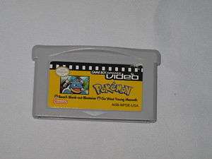 Nintendo GameBoy Advance Handheld Color Pokemon Video Cartridge  