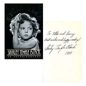  Shirley Temple Black Autographed / Signed Child Star Book 