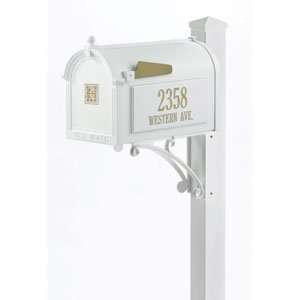  Whitehall Mailboxes Superior Monogram Mailbox Package 
