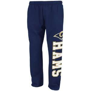   Rams Navy Blue Shuffle Left Fleece Pants (XX Large)