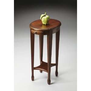   Butler Specialty Chestnut Burl Accent Table   1483108