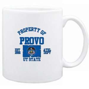    Property Of Provo / Athl Dept  Utah Mug Usa City