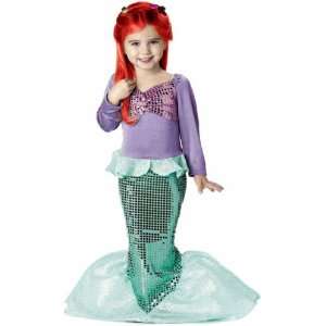   Toddler Little Mermaid Ariel Costume (Sz Toddler 4T) Toys & Games
