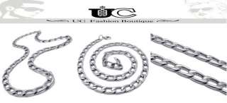 MENS Long & Thick Stainless Steel Necklace Chain NEW  
