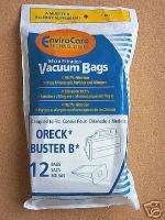 fits ORECK Buster B Housekeeper Canister Vacuum bag 12  