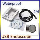 2M 6.5Ft USB Borescope Endoscope Waterproof Inspection Snake Tube 